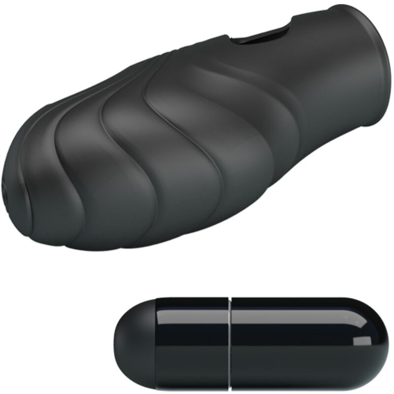 PRETTY LOVE - VIBRATORE DA DITA IN SILICONE LICH NERO - immagine 5