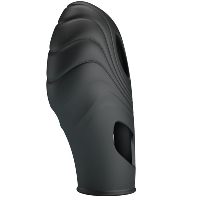 PRETTY LOVE - VIBRATORE DA DITA IN SILICONE LICH NERO - immagine 2