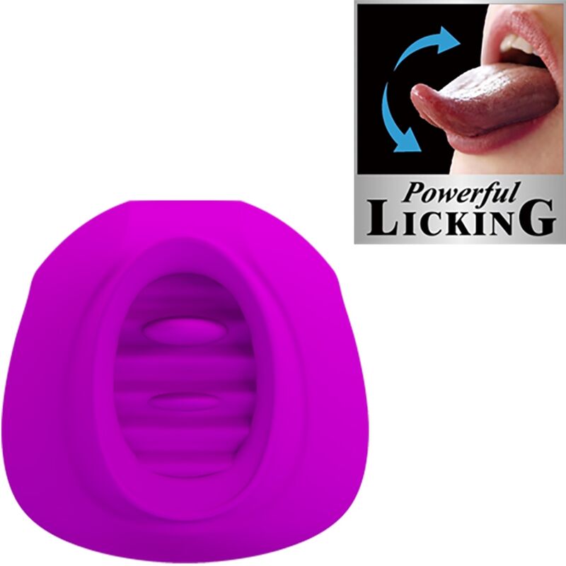 PRETTY LOVE - ESTELLE STIMOLATORE PER CLITORIDE LINGUA 12 VIBRAZIONI VIOLA - immagine 2