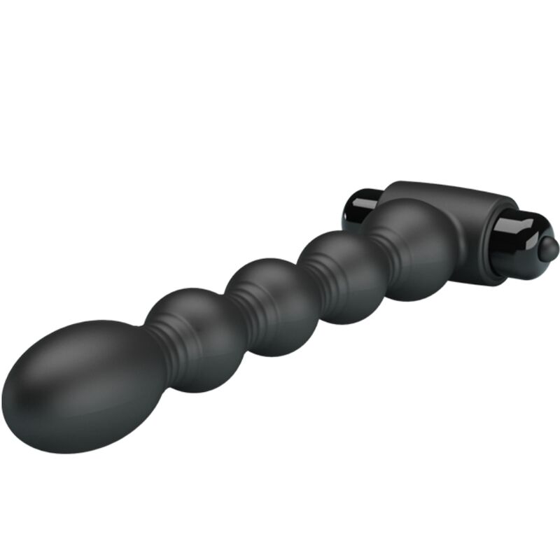 PRETTY LOVE - LYNN SILICONE ANAL PLUG 10 VIBRAZIONI NERO - immagine 2