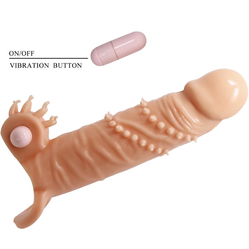 PRETTY LOVE - CONNOR GUAINA PER PENE + STIMOLATORE PER CLITORIDE FLESH - immagine 5