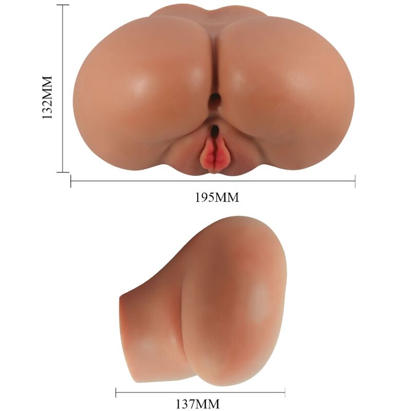 CRAZY BULL - VIBRATORE LUNA CON VAGINA REALISTICA E CONTROLLO ANO REMOTO - immagine 7