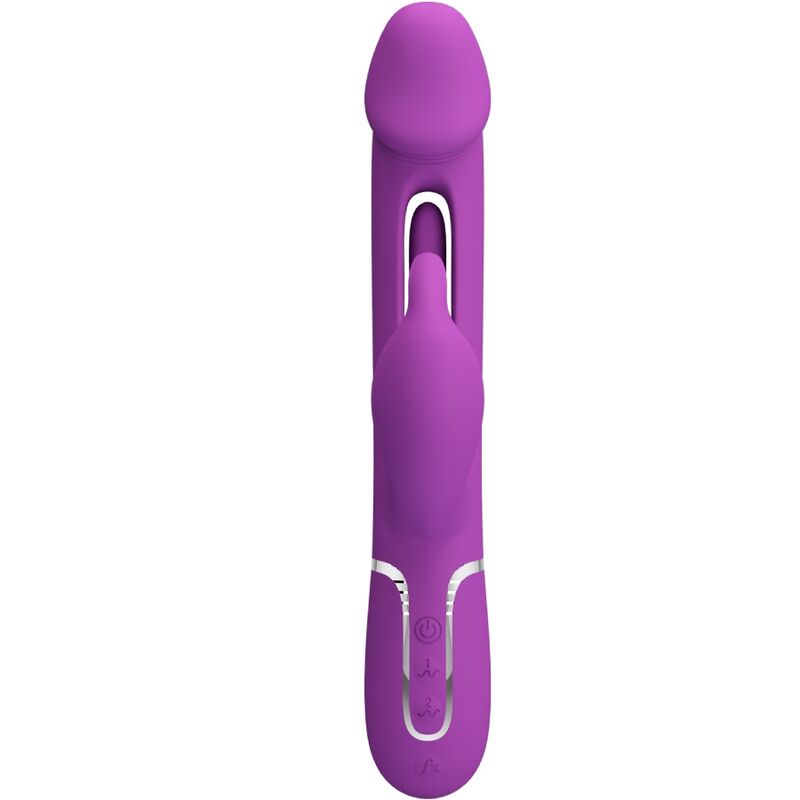 PRETTY LOVE - KAMPAS 3 IN 1 MULTIFUNZIONE VIBRATORE CONIGLIO VIOLA - immagine 2