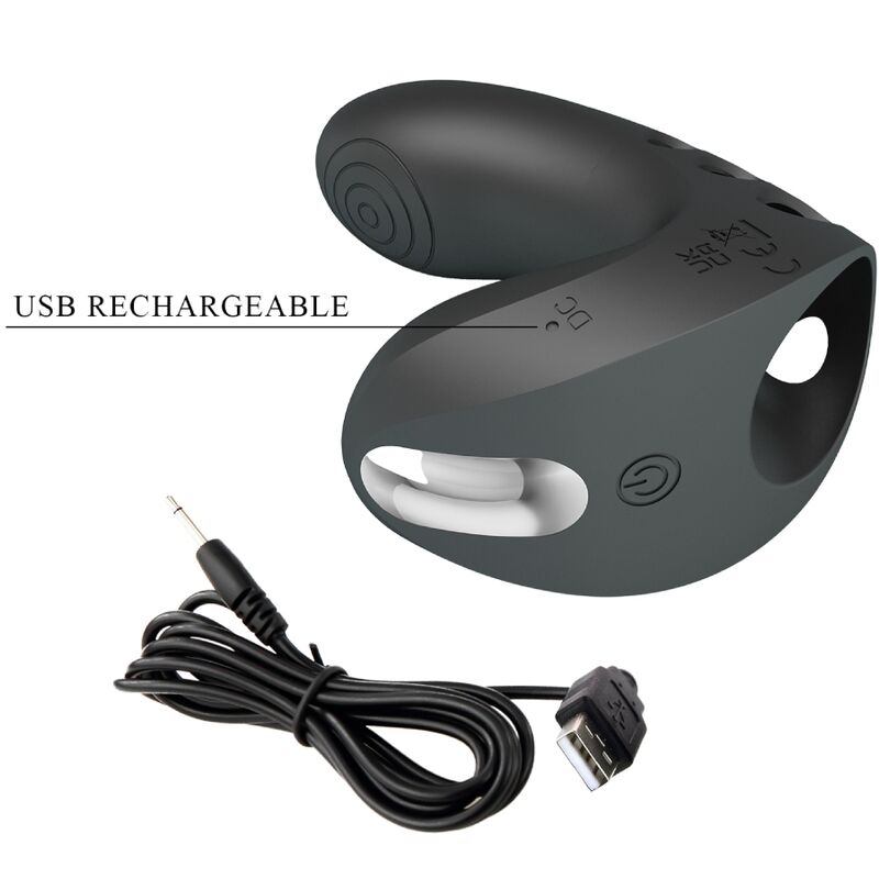 PRETTY LOVE - VIBRATORE DA DITA CAMELIA 7 VIBRAZIONI NERO - immagine 7