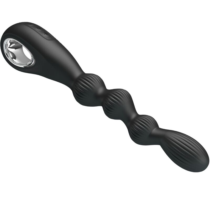 PRETTY LOVE - FEDERER VIBRATORE ANALE 12 VIBRAZIONI NERO - immagine 3