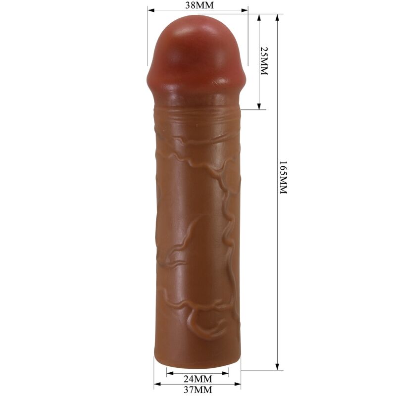 PRETTY LOVE - GUAINA PER PENE NILE CON ESTENSIONE 2,5 CM MULATTO - immagine 5