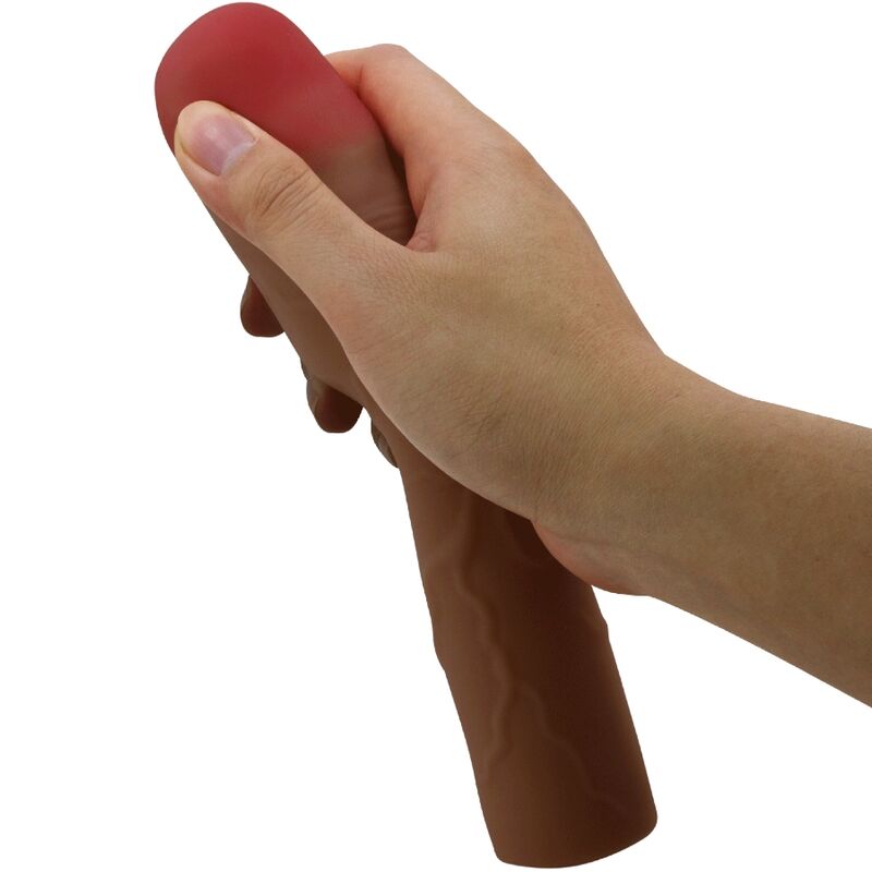 PRETTY LOVE - KYLIAN GUAINA PER PENE CON ESTENSIONE 7,6 CM MULATTO - immagine 4