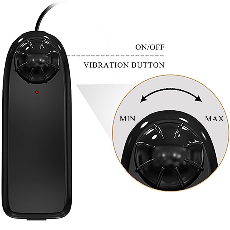 BAILE - CATOBLEPAS VIBRATORE REALISTICO 20,6 CM CARNE TELECOMANDO - immagine 6