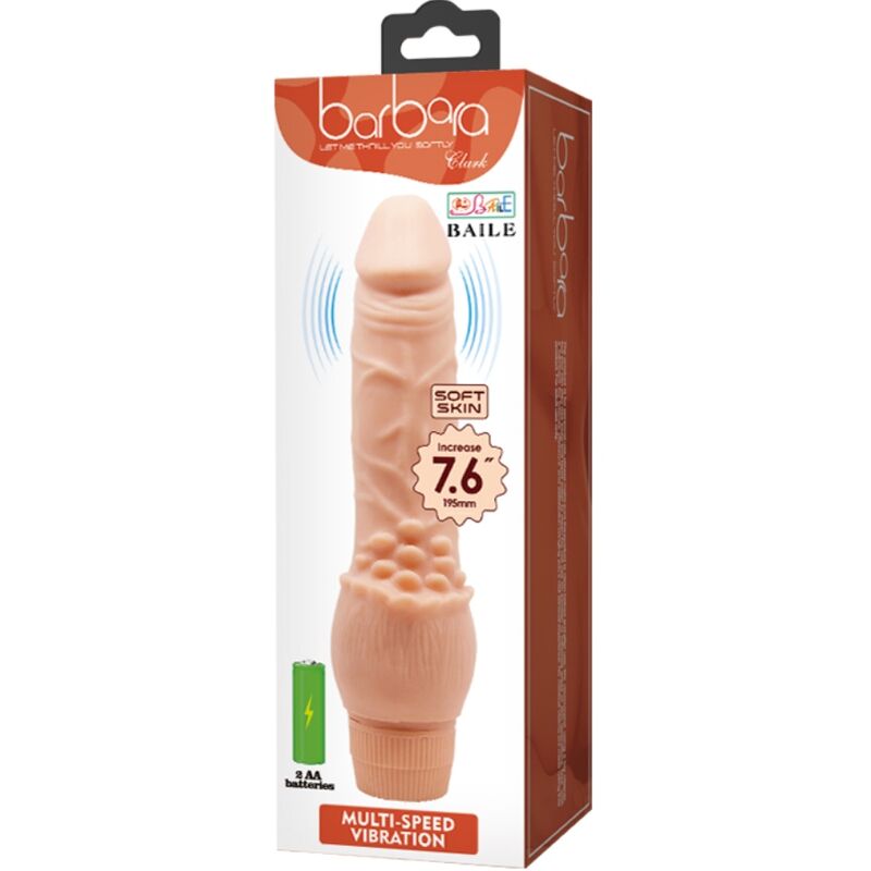 BAILE - BARBARA VIBRATORE REALISTICO 19,5 CM CARNE - immagine 6