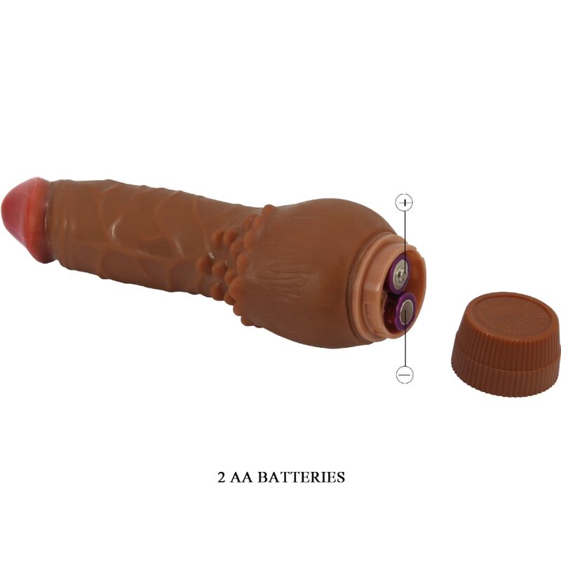BAILE - BARBARA VIBRATORE REALISTICO 19,5 CM MULATTO - immagine 4