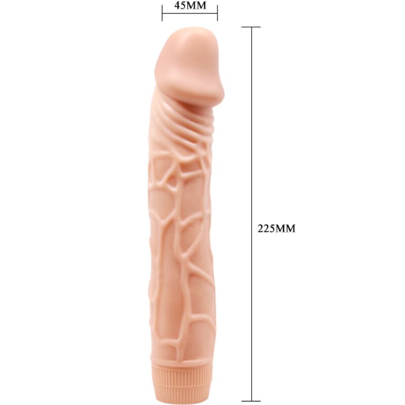 BAILE - BOB VIBRATORE REALISTICO 22,5 CM CARNE - immagine 5