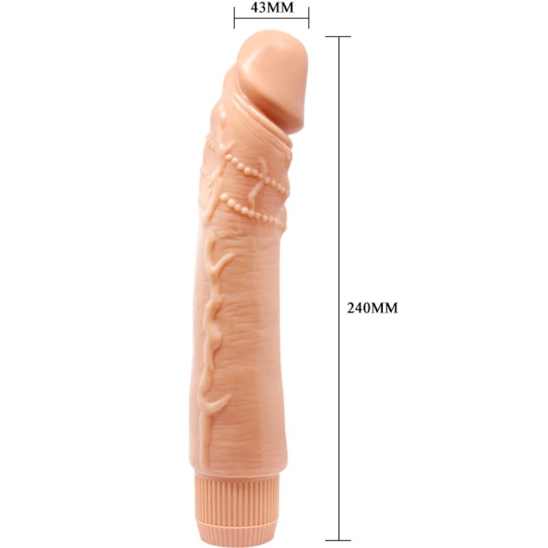BAILE - DYBBUK VIBRATORE REALISTICO 24 CM CARNE - immagine 4