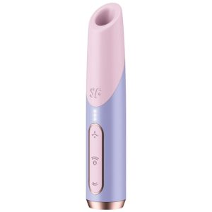 SATISFYER - STIMOLATORE CLITORIDEO BOLD KISS WAVE ROSA / VIOLA