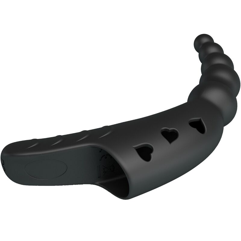 PRETTY LOVE - VIBRATORE DA DITA JORDIN 10 VIBRAZIONI NERO - immagine 4