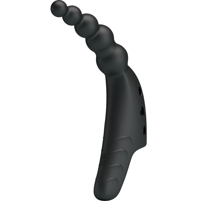 PRETTY LOVE - VIBRATORE DA DITA JORDIN 10 VIBRAZIONI NERO - immagine 2