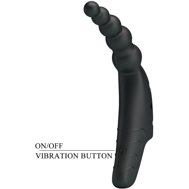 PRETTY LOVE - VIBRATORE DA DITA JORDIN 10 VIBRAZIONI NERO - immagine 8