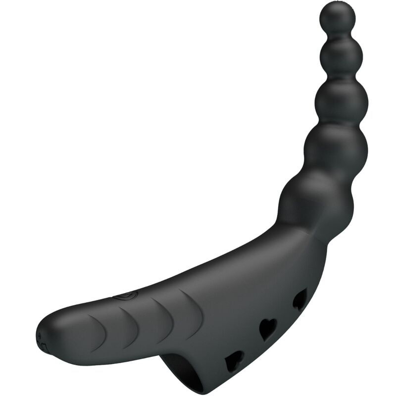 PRETTY LOVE - VIBRATORE DA DITA JORDIN 10 VIBRAZIONI NERO - immagine 3
