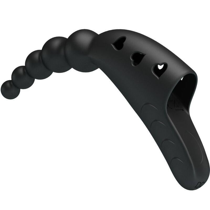 PRETTY LOVE - VIBRATORE DA DITA JORDIN 10 VIBRAZIONI NERO - immagine 5
