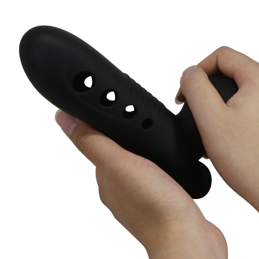 PRETTY LOVE - MANICOTTO PER PENE CRANE CON AIRBAG NERO - immagine 8