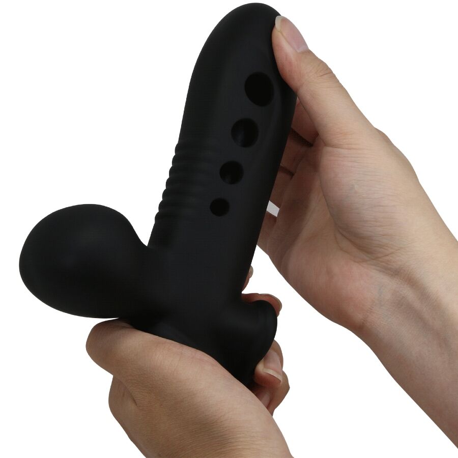 PRETTY LOVE - MANICOTTO PER PENE CRANE CON AIRBAG NERO - immagine 9