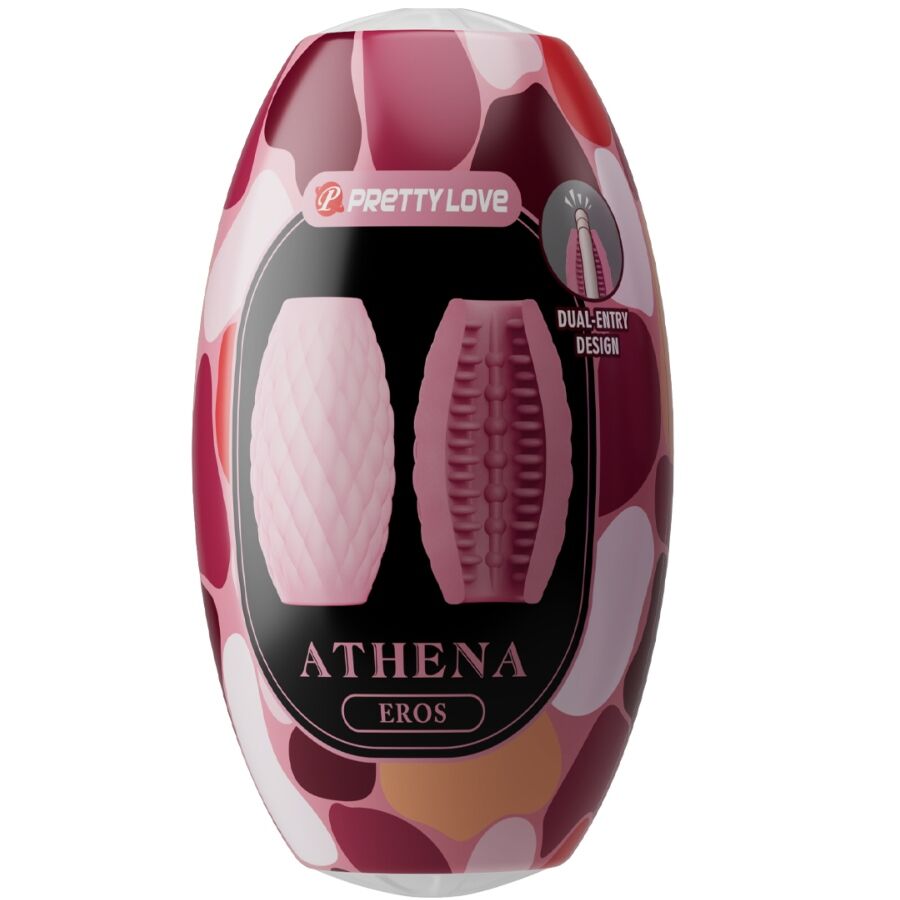 PRETTY LOVE - ATHENA EROS SILICONE MASTURBATORE MASCHILE ROSA - immagine 7
