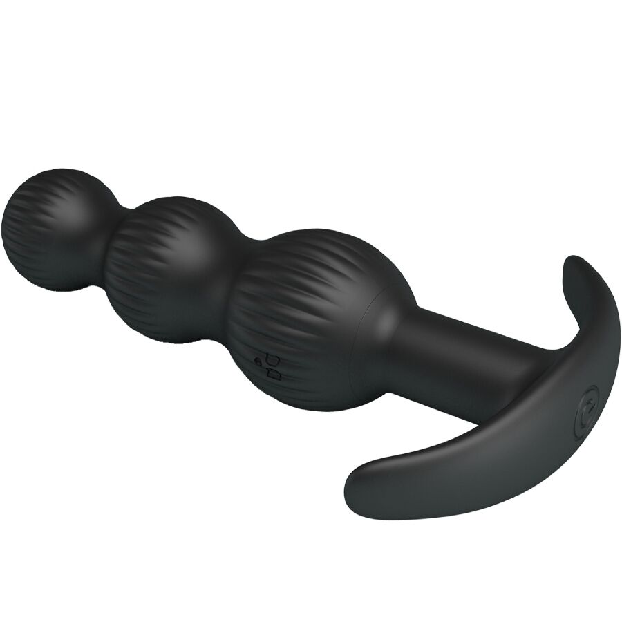 PRETTY LOVE - SIDNEY VIBRATORE ANALE 10 VIBRAZIONI NERO - immagine 5