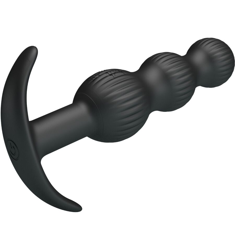 PRETTY LOVE - SIDNEY VIBRATORE ANALE 10 VIBRAZIONI NERO - immagine 4
