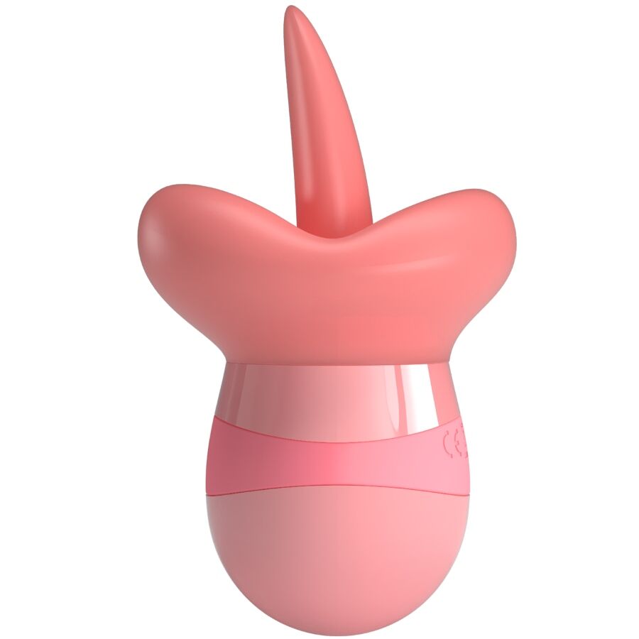 PRETTY LOVE - STIMOLATORE PER CLITORIDE LINGUA KYLEE 10 VIBRAZIONI ROSA NUDO - immagine 3