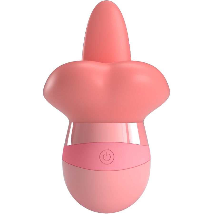 PRETTY LOVE - STIMOLATORE PER CLITORIDE LINGUA KYLEE 10 VIBRAZIONI ROSA NUDO - immagine 2