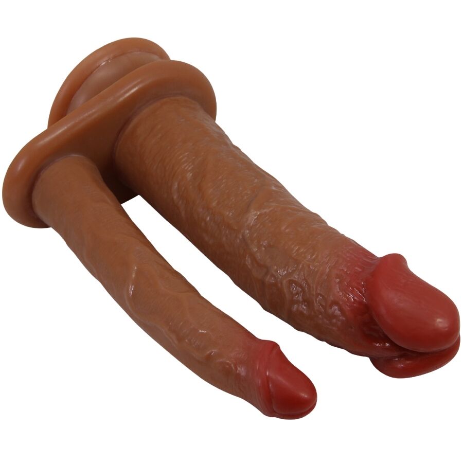 PRETTY LOVE - GORAN DOPPIO DILDO REALISTICO NATURALE MULATO - immagine 2