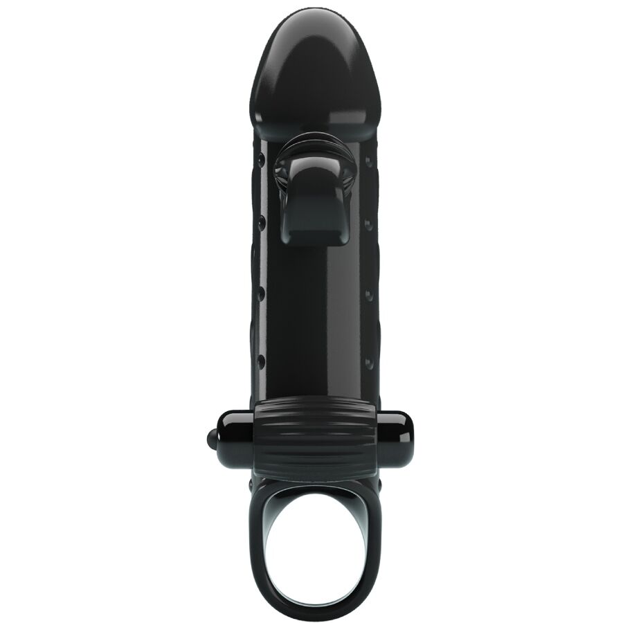 ROMANCE - GUAINA PER PENE VIBRANTE NERA - immagine 2