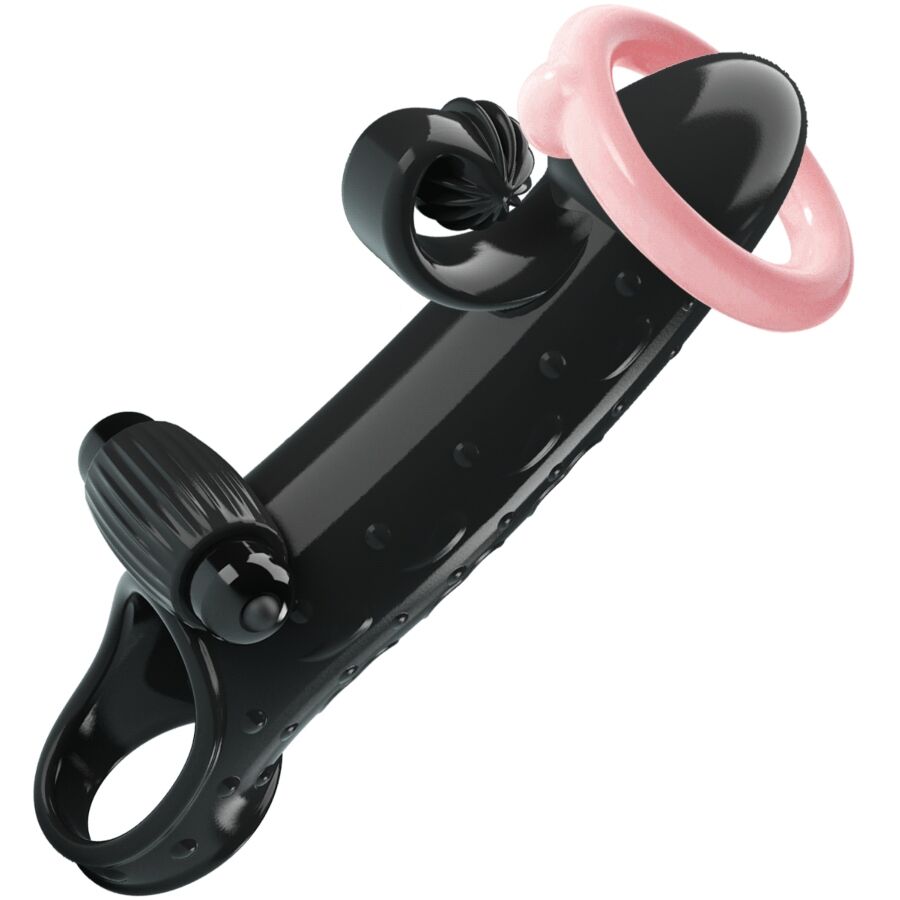 ROMANCE - GUAINA PER PENE VIBRANTE NERA - immagine 5