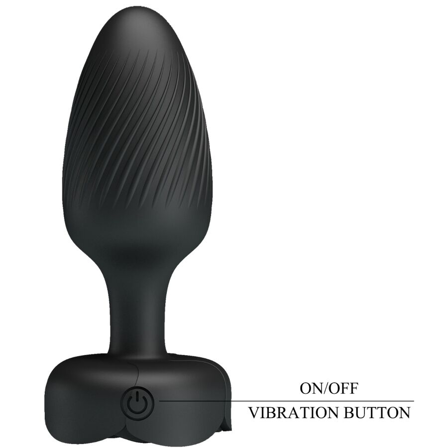 PRETTY LOVE - OSBORN PLUG ANALE CON LUCE LED NERO 9,8 CM - immagine 8