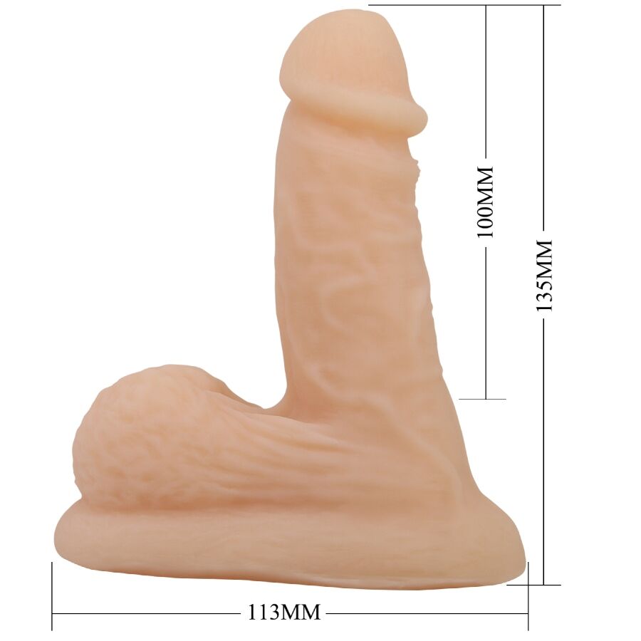 PRETTY LOVE - WILDON DILDO ULTRA REALISTICO ED ELASTICO 10 CM NATURALE - immagine 9
