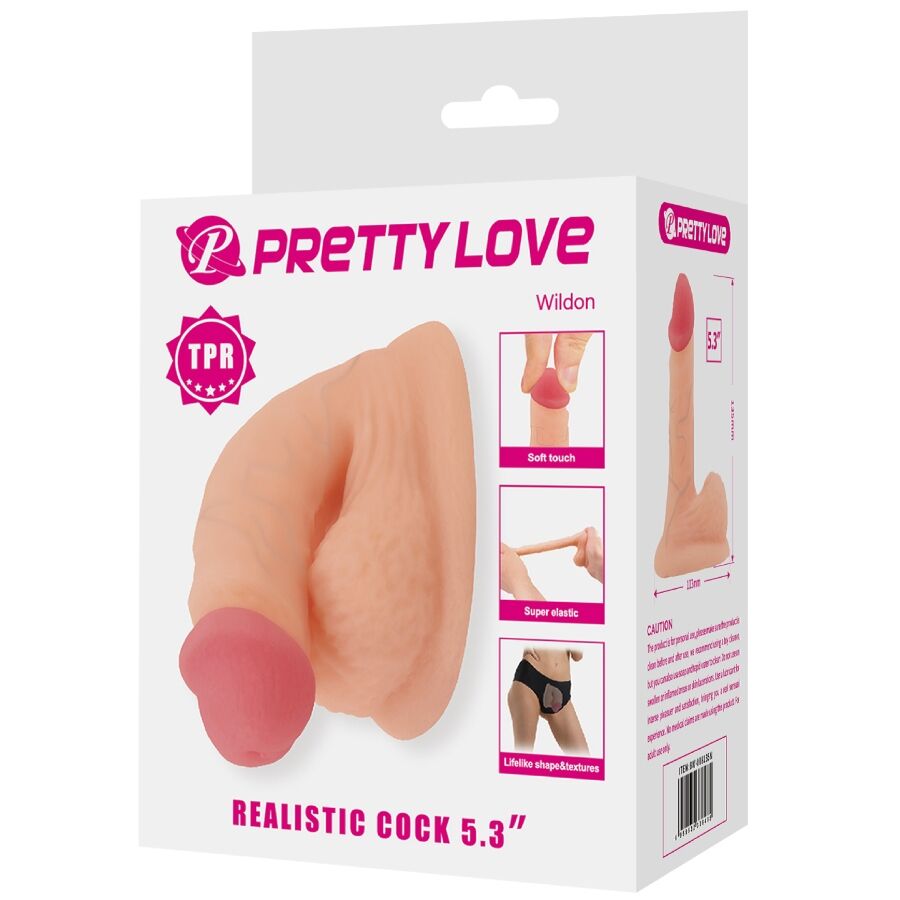 PRETTY LOVE - WILDON DILDO ULTRA REALISTICO ED ELASTICO 10 CM NATURALE - immagine 10