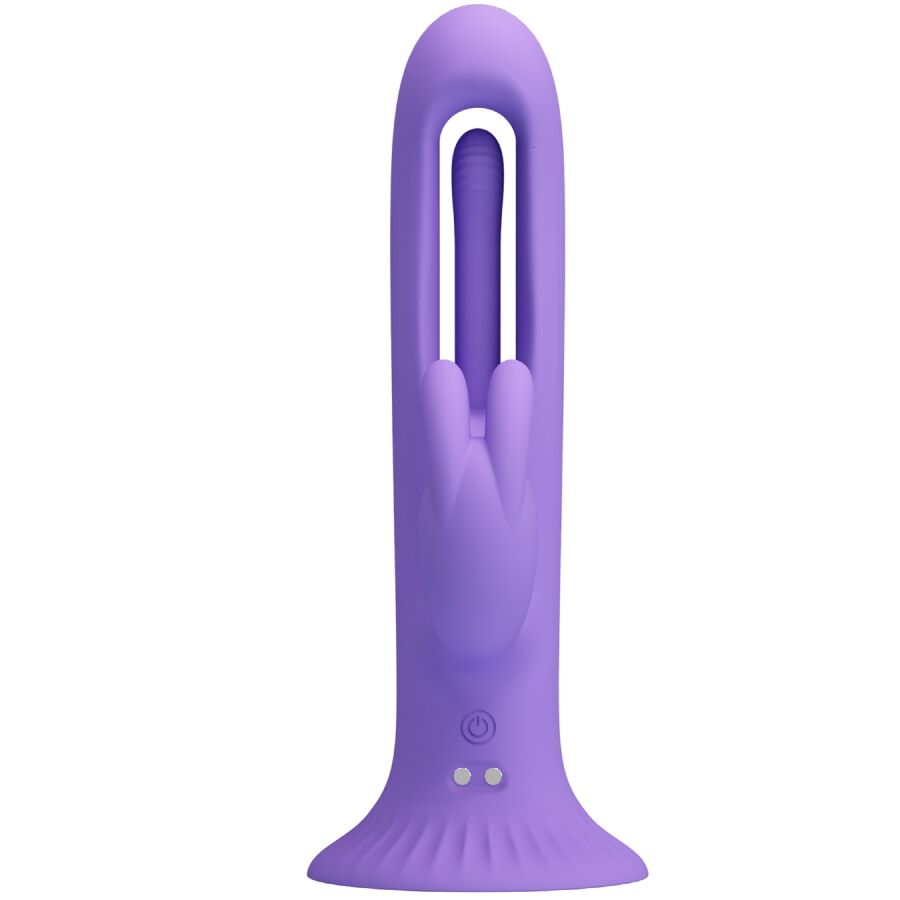 PRETTY LOVE - VIBRATORE CONIGLIO KILLMOULIS 12 MODALITÀ DI VIBRAZIONE VIOLA - immagine 2