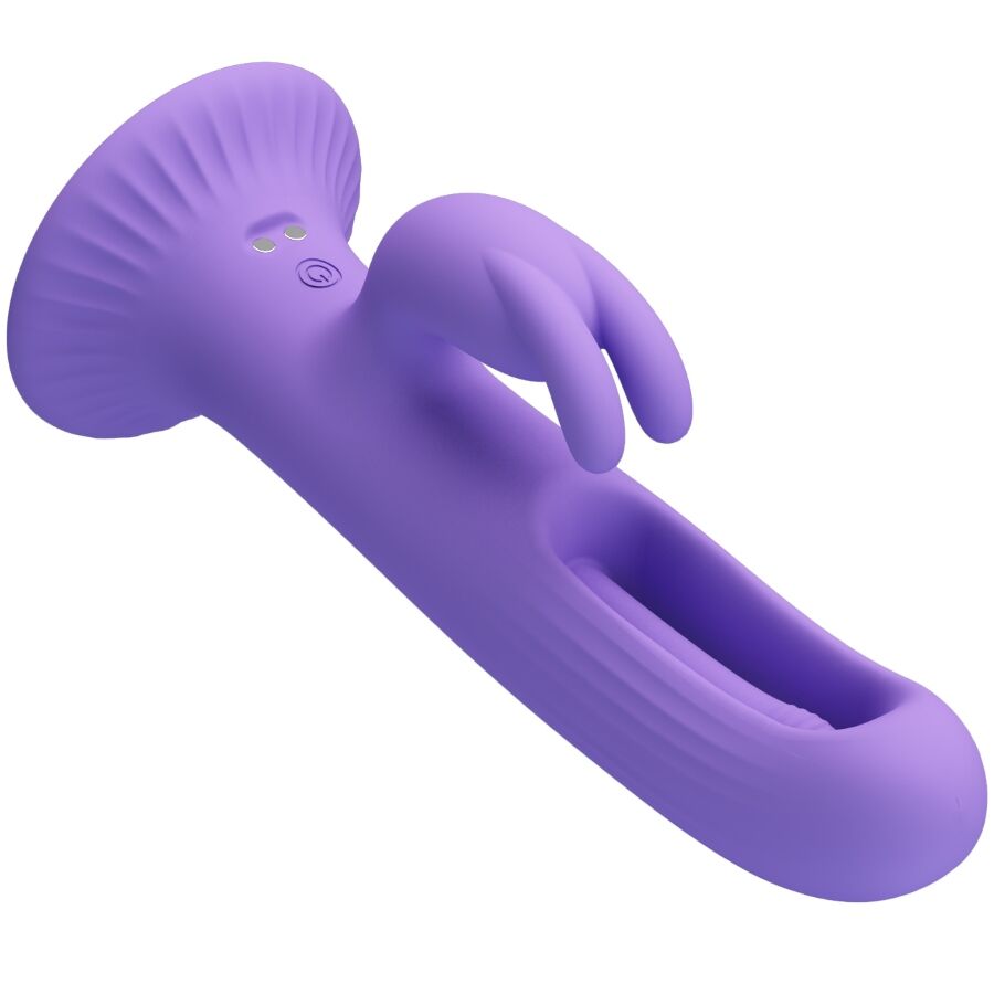 PRETTY LOVE - VIBRATORE CONIGLIO KILLMOULIS 12 MODALITÀ DI VIBRAZIONE VIOLA - immagine 4