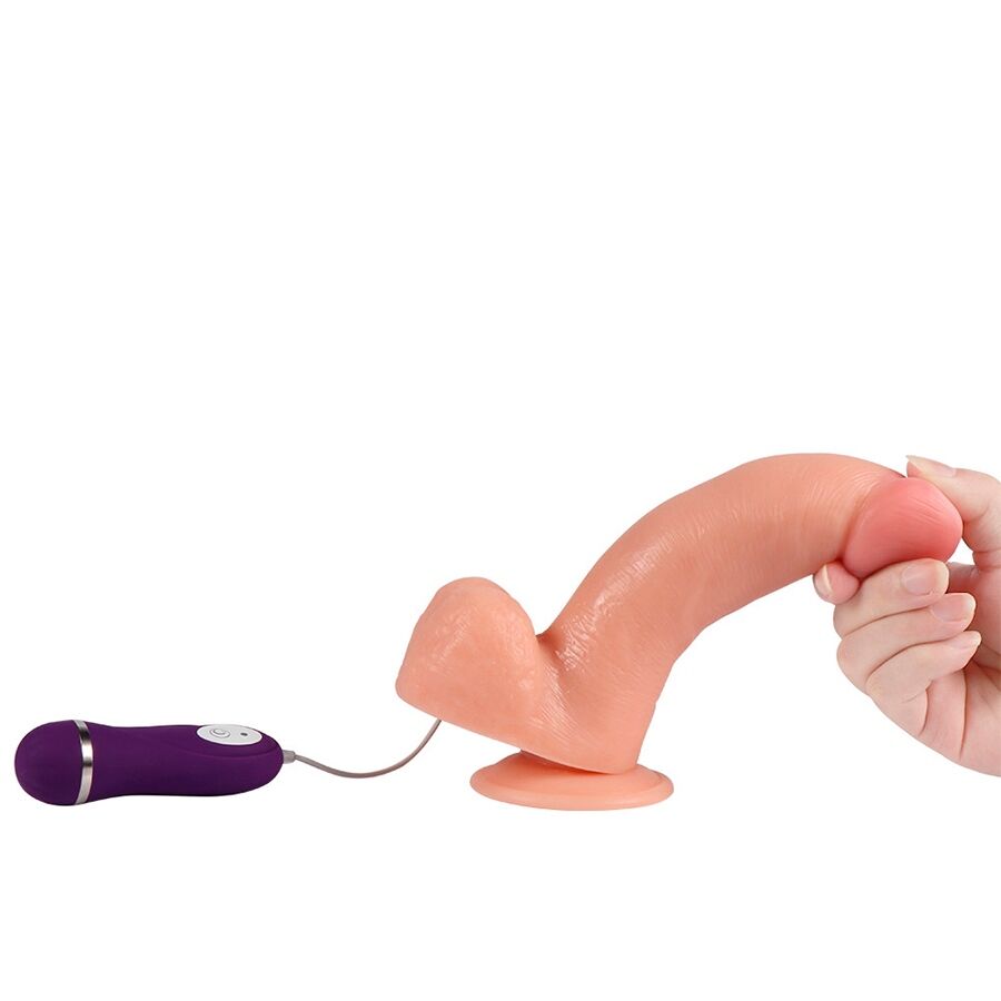 SHEQU - ADAM DILDO VIBRATORE CON TELECOMANDO 21 CM - immagine 5
