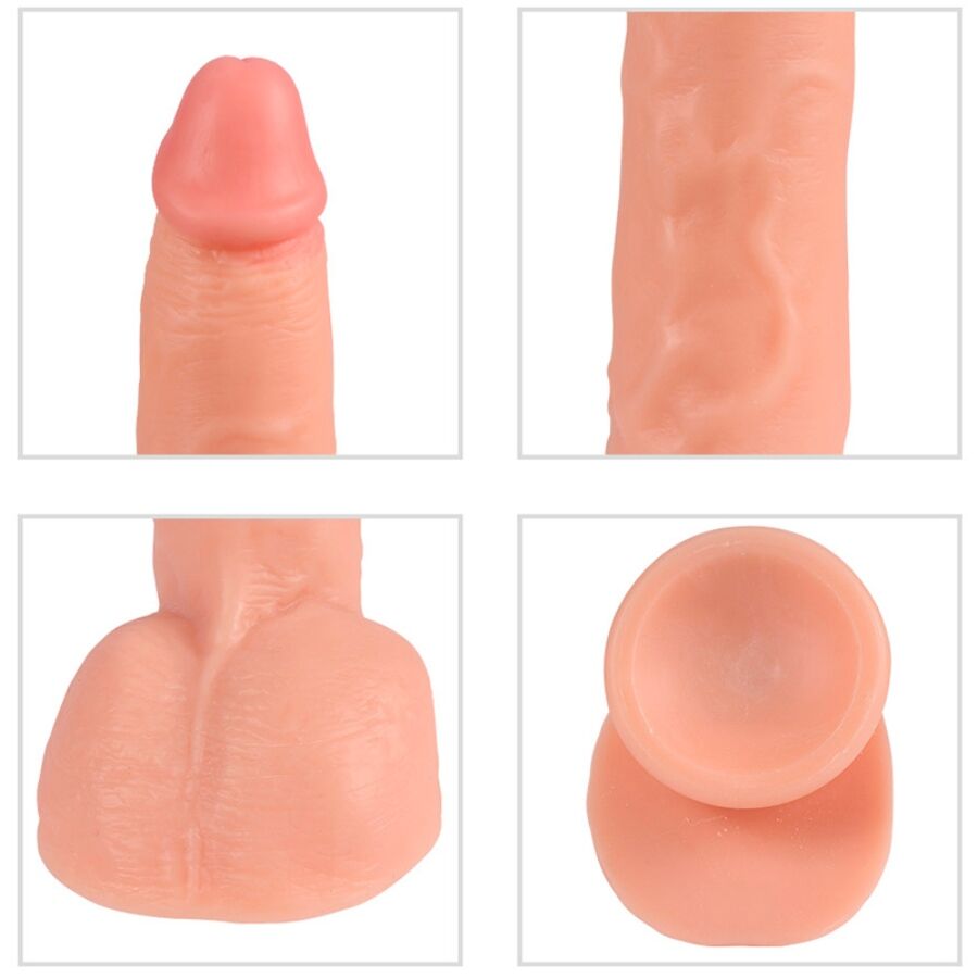 SHEQU - DILDO VIBRANTE BESTIA CON TELECOMANDO 24,5 CM - immagine 6
