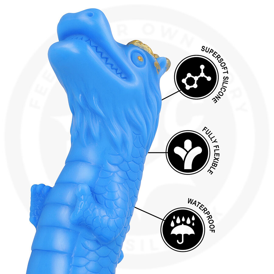 EPIC - DILDO NAGA DRAGO CELESTE - immagine 6