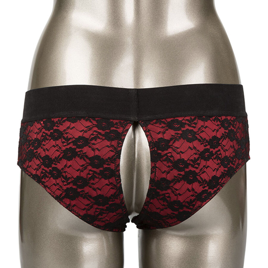 CALEXOTICS - SCANDAL SET DE BRAGUITAS SIN ENTREPIERNAS CON DIDLO TALLA S/M - immagine 5