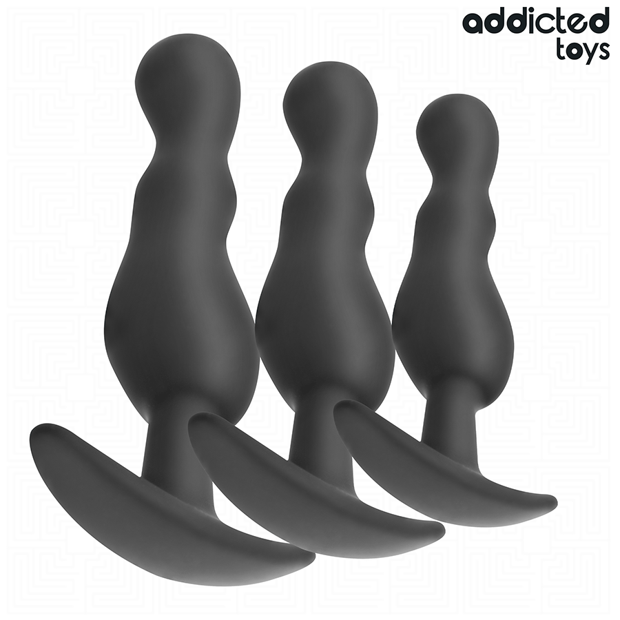 ADDICTED TOYS - SET DI 3 TAPPI ANALI MODELLO 1 - immagine 2