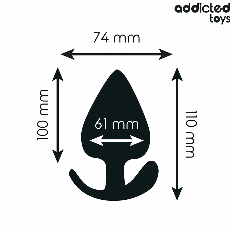 ADDICTED TOYS - TAPPO ANALE TAGLIA XXL 11 CM - immagine 4