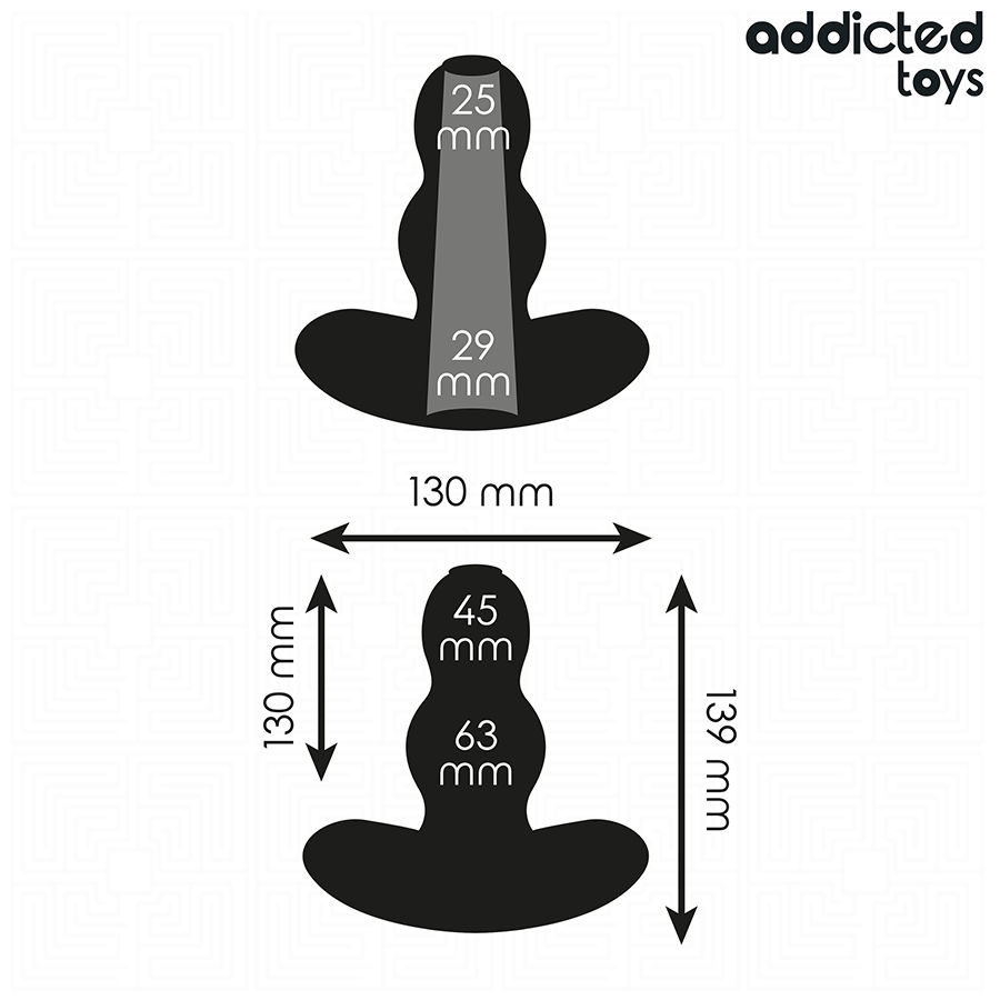 ADDICTED TOYS - TAPPO ANALE CAVO TAGLIA XL 13,9 CM - immagine 4