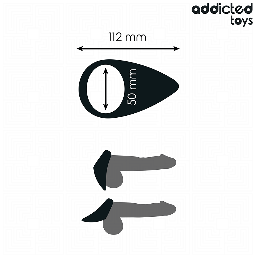 ADDICTED TOYS - ANELLO PER PENE A FORMA DI LACRIMA - immagine 4