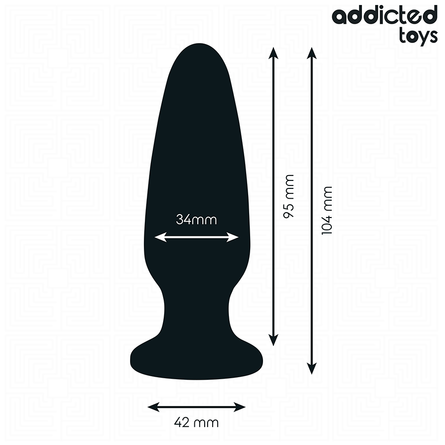 ADDICTED TOYS - PLUG ANALE CON GIOIELLO TAGLIA M 10,4 CM - immagine 4