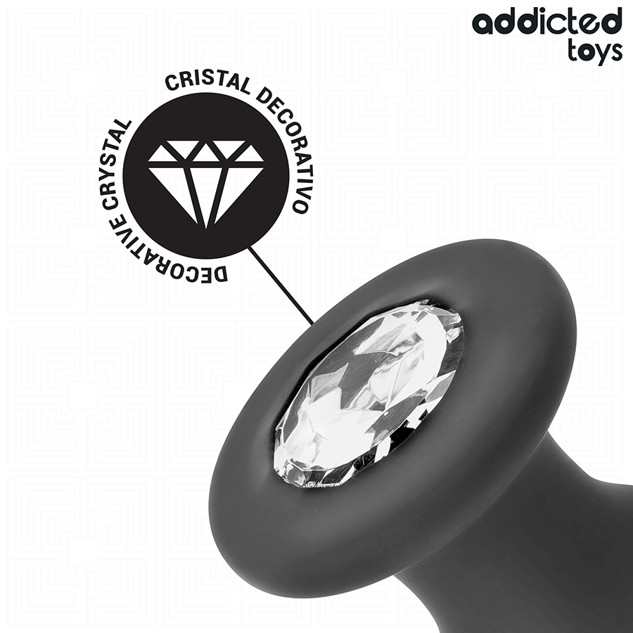 ADDICTED TOYS - PLUG ANALE CON GIOIELLO TAGLIA M 10,4 CM - immagine 3
