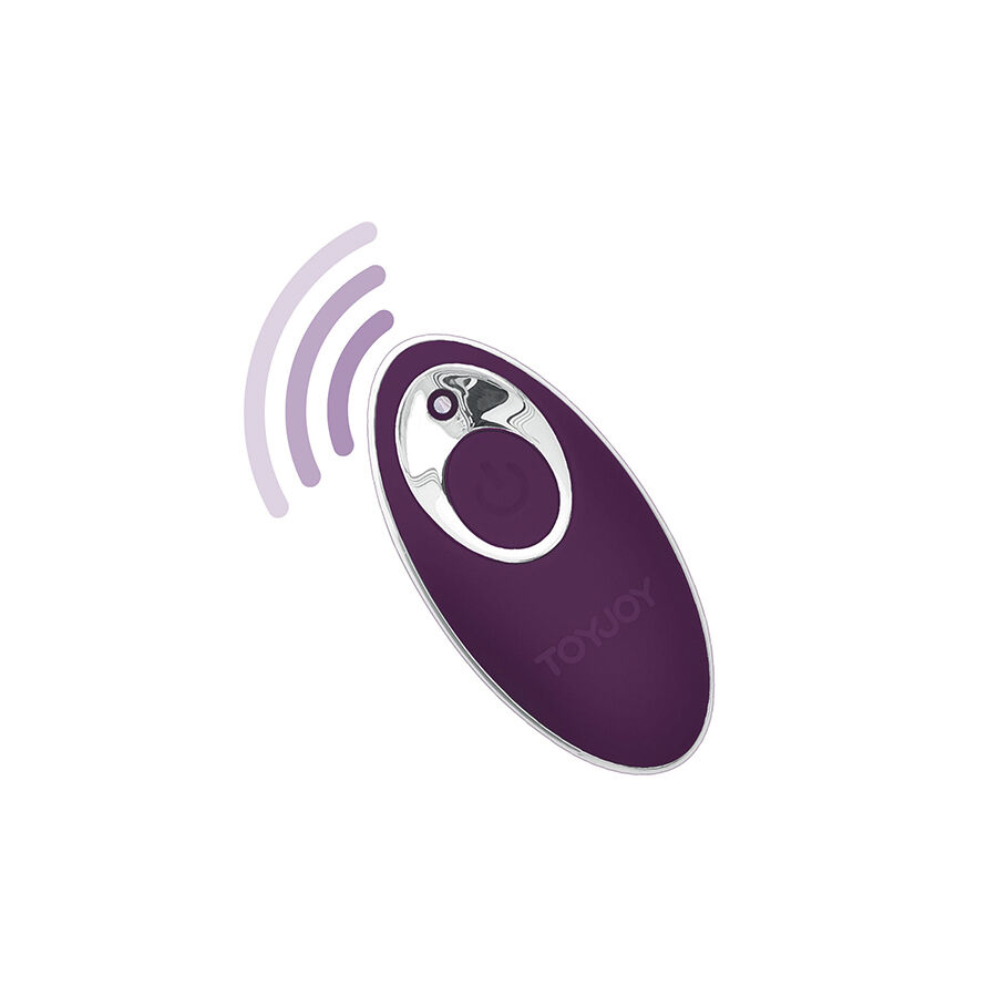 TOYJOY - FELICITÀ KNOCK KNOCK EGGSTAVAGANT VIBRATORE TELECOMANDO VIOLA - immagine 3