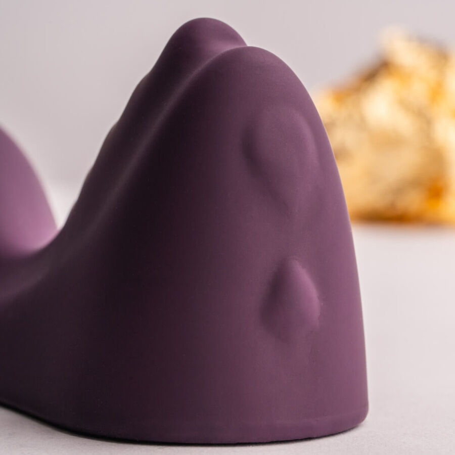 ROCKS-OFF - VIBRATORE VIOLA RUBY GLOW DA SEDERE - immagine 3