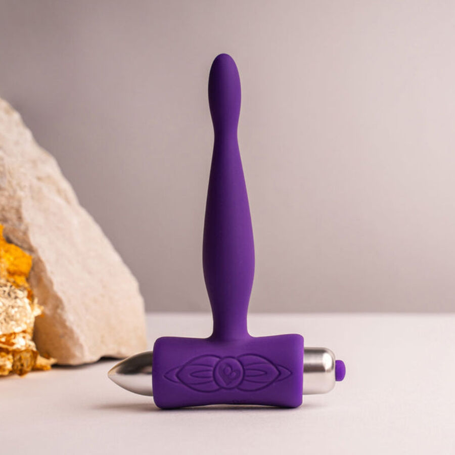 ROCKS-OFF - PETITE SENSATIONS TEAZER PLUG ANALE VIBRATORE VIOLA - immagine 2